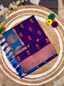 Dernier créateur de Fab Zone Paithani Silk Zari Saree de travail pour dames Broderie lourde avec style pakistanais pour les fêtes de mariage - Product Image 3