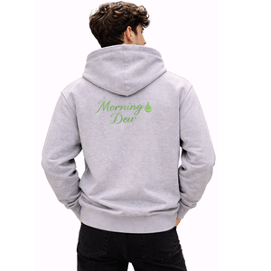 เสื้อฮู้ดดี้แบบเรียบ ทรงโอเวอร์ไซส์ มีซิป ผ้าฝ้ายฟลีซ แฟชั่นสตรีทแวร์ ยูนิเซ็กซ์ ขายส่ง ผลิตเอง - Product Image 4