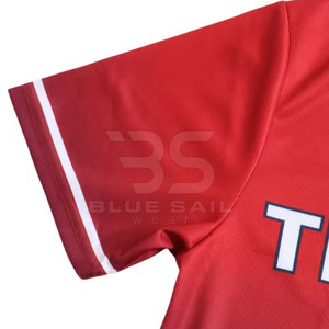 Maillot de baseball personnalisé uniforme d'équipe pour hommes avec impression par sublimation et logo maillot de baseball professionnel - Product Image 2