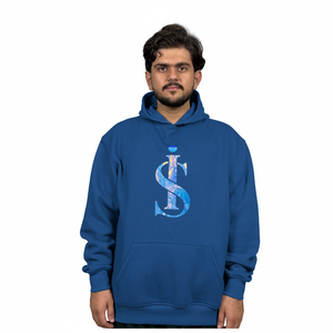 Sweat à capuche personnalisé pour homme en molleton épais 100% coton, fermeture éclair unie, pull-over avec motif imprimé d'hiver, sweat-shirts basiques - Product Image 1