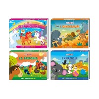 Libros de tapa dura con diseño de Edicart, palabras cotidianas, elementos 3D, educativos, coloridos, historias clásicas para niños, 8 artículos, 14