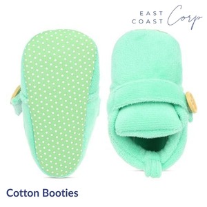 Chaussons en coton confortables et respirants pour la peau pour les nouveau-nés garçons et filles fermeture de chaussettes d'hiver - Product Image 2