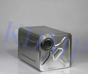 Solution d'emballage de boîte en fer blanc solide de conteneur en métal carré certifié ISO 18L pour produits ménagers poignée produits chimiques de peinture - Product Image 4