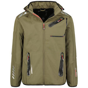 แจ็กเก็ตมีฮู้ดผ้าโพลีเอสเตอร์สำหรับผู้ชายเสื้อแจ็กเก็ตมันหนาวผ้านุ่มทันสมัยพร้อมโลโก้และงานปักออกแบบได้ตามต้องการ - Product Image 5