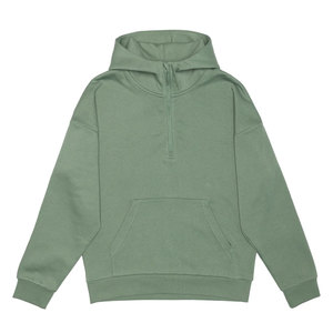 Sweat à capuche surdimensionné de luxe personnalisé pour hommes sweat à capuche épais 400GSM surdimensionné pour hommes couples polaire de base sweat à capuche solide pull-over - Product Image 6
