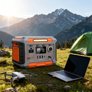 Station d'alimentation portable électrique à batterie au lithium 300W 270Wh, générateur d'urgence pour la maison et le camping - Product Image 6