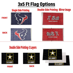 Nhà máy cung cấp cá nhân biểu ngữ 3x5 Miễn phí thiết kế logo tùy chỉnh quảng cáo kỹ thuật số in 3X5FT tùy chỉnh cờ - Product Image 4