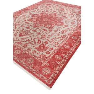 Savana Large Area Wool Rugs <b>Red</b> Orange Hand Knotted Medallion Pattern 9x12 Rectangle Kilim for Home Hallway Use-Model SKWL-570 - Product Image 2