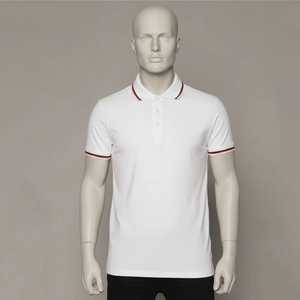 Chemises pour hommes personnalisées imprimées, en Spandex/Polyester, anti-plis, avec poche, manches courtes, logo brodé - Product Image 5
