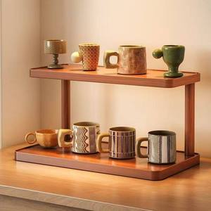 Elegant PS Desktop Cup Holder Rack for Coffee Cups <b>Tea</b> Sets Water Cups - Product Image 1