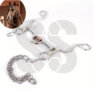 Bocado de Caballo de Acero Inoxidable Totalmente Personalizado, Bozal Mullen, Control de Doble Acción, Distribución de Presión Uniforme, Servicio OEM/ODM - Product Image 5
