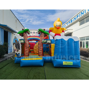 Nuevo diseño al aire libre comercial que rebota casas castillo inflable salto Castillo rebote casa inflable Combo Hupfburg para la venta - Product Image 1