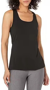 เสื้อกล้ามผู้หญิงไซส์ใหญ่ แบบไขว้หลัง ผ้าถัก คอตตอน/ใยไผ่ สไตล์ลำลอง สำหรับฤดูร้อน สีพื้น แห้งเร็ว ระบายอากาศได้ดี เหมาะสำหรับออกกำลังกาย - Product Image 6