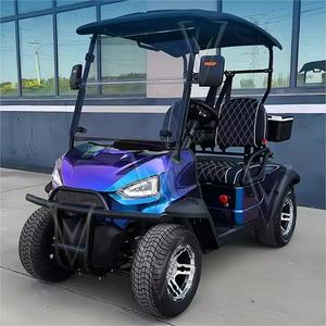 Carrito de Golf Eléctrico de Lujo de 4 Plazas con Funcionamiento Silencioso, Asientos Cómodos y Diseño Elegante para Villas y Complejos de Ocio - Product Image 1