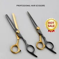 Kit de ciseaux de coiffeur professionnel gaucher ciseaux de coiffure de qualité supérieure Salon de coiffure cisailles de coupe de cheveux