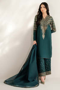 Élégante Robe Longue Anarkali Lehenga Choli en Acrylique et Mousseline Brodé à Manches Longues avec Ornements pour Femme, Tenue de Soirée Style Pakistanais Indien - Product Image 2