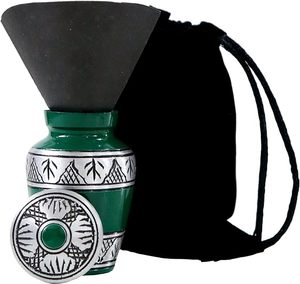 Alta calidad 100% Aluminio Nuevo diseñador Recuerdo Cremación Urnas Proveedor indio Venta de urnas de metal de alta calidad para compradores a granel - Product Image 1