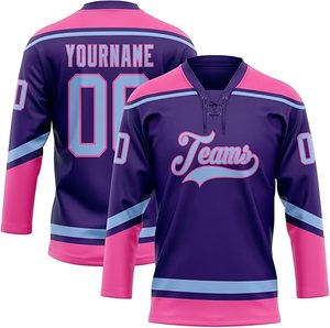 Maillot de hockey sur glace 2025 personnalisé, uniforme d'équipe de qualité supérieure OEM, vêtements de sport de qualité professionnelle, chemise de jeu, fournisseur en gros en vrac - Product Image 4