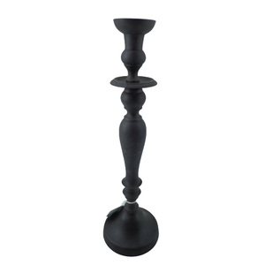 Bougeoirs en métal pour la décoration de la maison, lot de 2 bougeoirs en aluminium de couleur marron cuivré pour la décoration de mariage faite à la main - Product Image 1