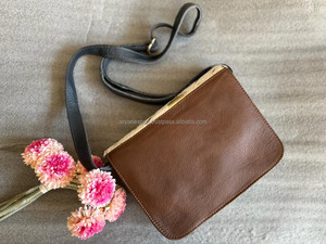 New Style Recycled Leather Metallic Fur Sling Bag High Quality Animal Print Fur Leather Side Bag Multi <b>Colour</b> Women <b>Handbags</b> - Product Image 4