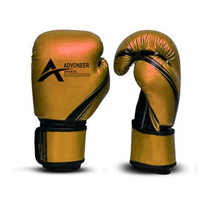 Gants de fitness de 12oz 10oz 14oz sac lourd de qualité supérieure avec logo personnalisé gant de boxe Muay Thai en cuir pour adultes gant d'entraînement de boxeur - Product Image 4