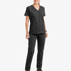 Conjunto de Uniformes Médicos Elásticos Personalizados de Alta Gama para Mujer, Uniformes de Enfermera, Ropa Médica de Talla Grande para Mujer - Product Image 2
