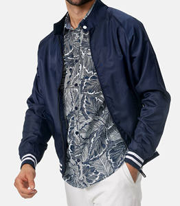 Chaquetas universitarias de invierno de satén de seda de alta calidad para hombre, recién llegado, botón rojo personalizado, impermeable, a prueba de viento, moda para exteriores - Product Image 1