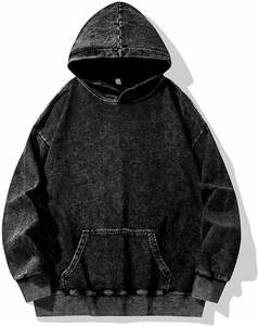 Sweats à capuche dégradés pour hommes avec séchage rapide et teintes unies Basics Sweats à capuche en coton mélangé pour la saison hivernale - Product Image 1