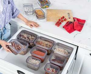 Recipientes de Almacenamiento Versátiles, Modernos, Multifuncionales, de Precisión, Ligeros, de Grado Alimenticio, Herméticos, Fáciles de Limpiar, para Preparación de Comidas - Product Image 5