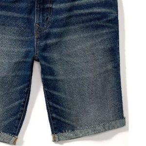 Pantalones cortos de mezclilla de algodón informales de verano para hombre, ropa de calle estilo Hip Hop Retro, pantalones cortos de mezclilla de retales de estrellas, pantalones cortos de algodón sueltos para hombre - Product Image 5