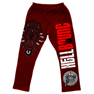 Custom Design Premium Cotton heavyweigth 400+ GSM Sweatpants Man <b>Trouser</b> Print <b>Vintage</b> Red Luxury Acid-washed Men's Pants Washed - Product Image 2