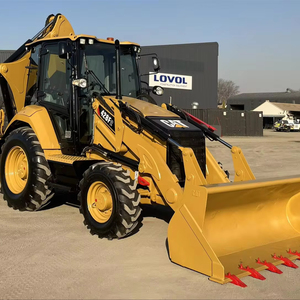 Entraînement de roue disponible légèrement utilisé du chargeur 4x4 de pelle rétro de CAT 428F à vendre - Product Image 1