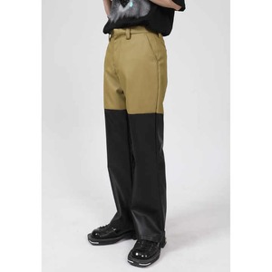 Pantalones de Cuero de Cintura Media con Cremallera y Logotipo Personalizado, de Alta Calidad, con Parches, a la Moda, Resistentes al Viento, Transpirables, Estilo Urbano, Corte Recto - Product Image 1