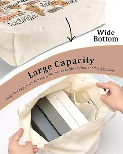 Self Love Daily Affirmations Women Inspirational Mom Teacher <b>Nurse</b> Christian <b>Gifts</b> Canvas Tote Bag With Pocket(Daily Reminder) - Product Image 4