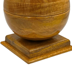 Urna Esférica de Madera Estilo Americano Marca Lavihexco al por Mayor para Cenizas de Adultos, de Vietnam, con Empaque Personalizado, Artículos Funerarios - Product Image 4