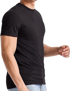 100% algodón Hombres Originales T-Shirt-Tees para hombres Camiseta de manga corta forma de fábrica - Product Image 3