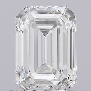 Diamante suelto SI1 color E corte esmeralda 3,07 CT al por mayor para fabricantes de joyería de lujo - Product Image 2