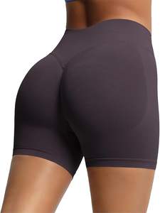 Scrunch Butt Seamless Yoga Shorts Compression Running Gym Workout Quick Dry <b>Leggings</b> Sports Fitness Yoga Shorts For Ladies - Product Image 6