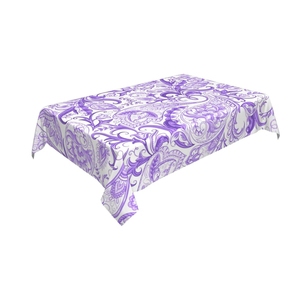 Manteles bordados de diseño personalizado Material de algodón suave patrón floral para uso en la cocina del Hotel en casa - Product Image 1