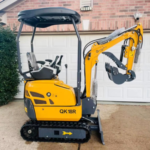 LIVRAISON GRATUITE EPA CE Approuvé CFG QK18R Tout Neuf Mini Excavatrice sur Chenilles de 2 Tonnes Moteur Diesel 13,5 ch ROPS Ouvert Pouce Hydraulique - Product Image 1