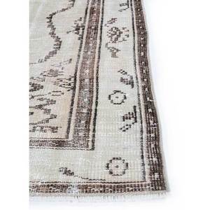 Tapis en laine noué à la main doré vintage, grand tapis de salon rectangulaire à motifs abstraits, fait main pour usage domestique - Product Image 4