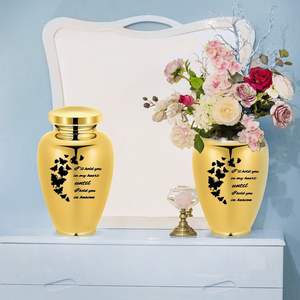 Urne papillon pour cendres humaines Urnes funéraires pour cendres pour hommes femmes grandes urnes funéraires décoratives or taille personnalisée - Product Image 6