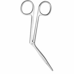 Ciseaux nasaux de qualité chirurgicale Finition de 18 cm Lame en acier inoxydable allemande coudée polonaise Ciseaux nasaux en carbure de tungstène - Product Image 3