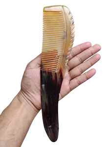 Peigne en corne de vache naturelle, outil de toilettage de qualité supérieure, respectueux de l'environnement - Product Image 6