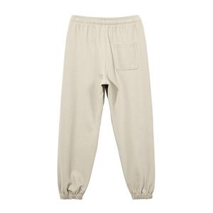 Pantalones de chándal de algodón 100% de peso pesado para hombre, joggers atléticos e informales con cintura ajustable, material de lana suave - Product Image 6