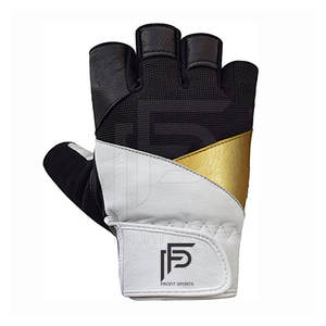 Gants de fitness unisexes de la meilleure qualité Gants de sport de sécurité Fida avec dos en cuir et maille pour l'entraînement en salle de sport en polyester - Product Image 3