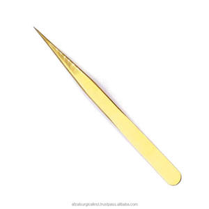 Offre Spéciale pince à cils antistatique dorée pour extension de cils beauté et soins personnels pince à cils - Product Image 5