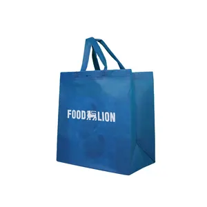 PP Non Woven Lamination Promotional Package Shopping Bag Wholesale Reusable Non Woven Grocery Bag with Handles Vietnam Supplier