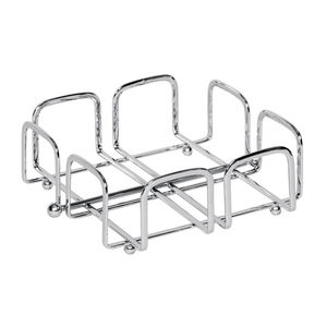 Porte-serviettes mural en acier inoxydable, élégant, sculpté, poli, boîte à mouchoirs, support durable en métal pour salle de bain - Product Image 1