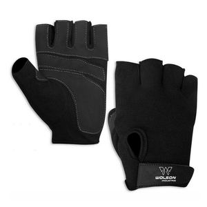 ถุงมือหนังสำหรับยิมของผู้ชายถุงมือออกกำลังกายสร้างกล้ามเนื้อพร้อมยางซิลิโคน - Product Image 4